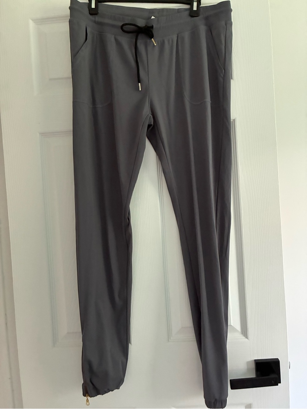 Zyia Gray Peak Zipper Joggers Long Women Pants Size Extra Large